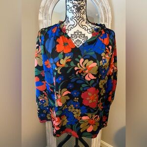 Entro Colorful Floral Blouse